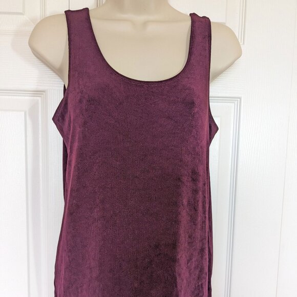 VTG Chico's Travelers Tank Top, 1990s Made Mexico, 34" bust, Sweet Shiraz color - Picture 8 of 12